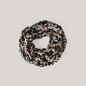 Chunky Multi Brown Infinity Scarf